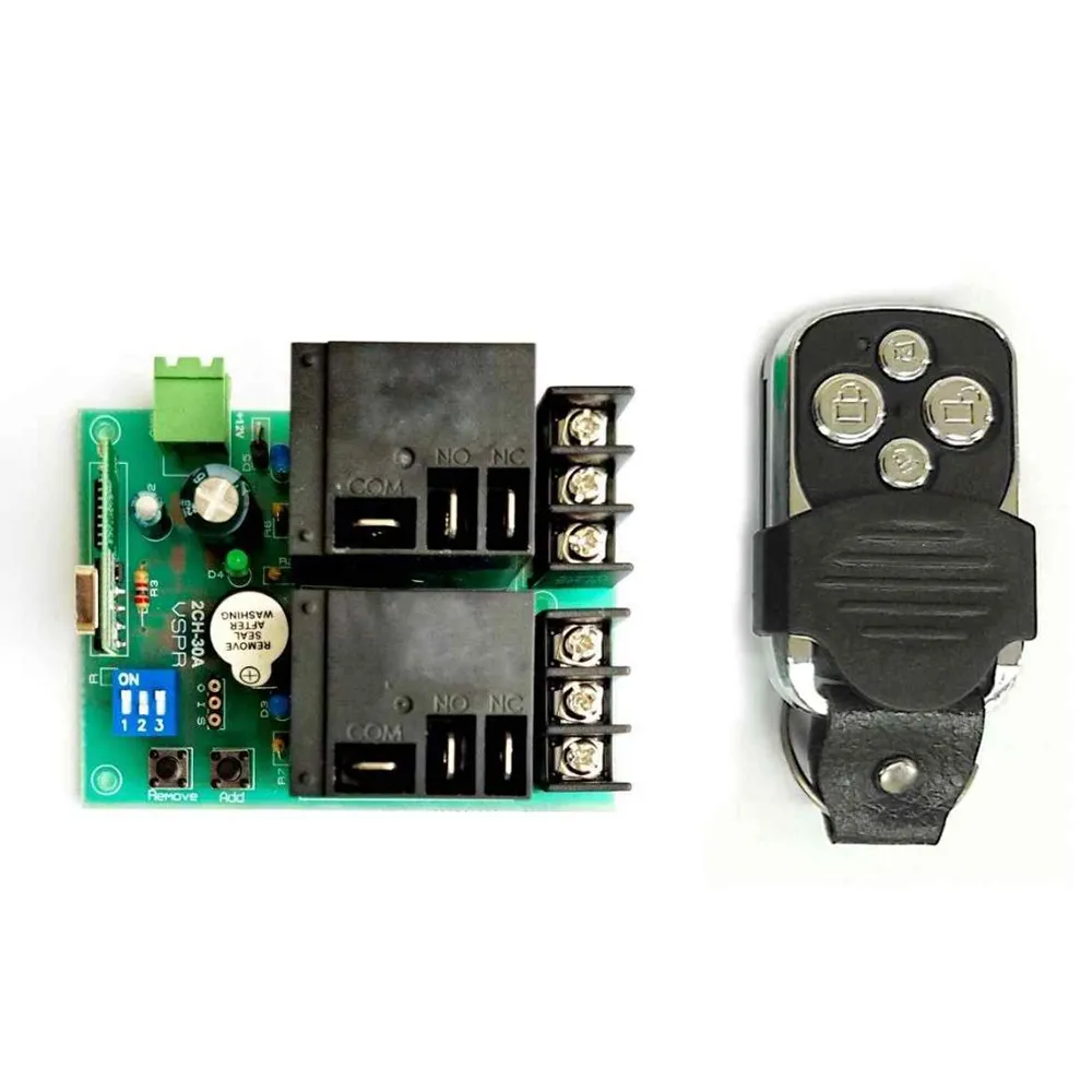 ریموت کنترل 2 کانال رادیویی کد لرن مدل RC230L4